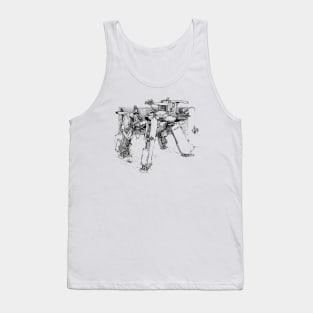 Fishing (Halftone) Tank Top